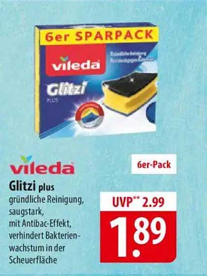 Glitzi plus 6er-SPARPACK von Vileda
