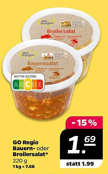 GO Regio Bauern- oder Broilersalat 220 g