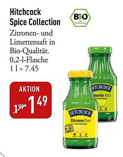 Hitchcock Spice Collection Zitronen- und Limettensaft