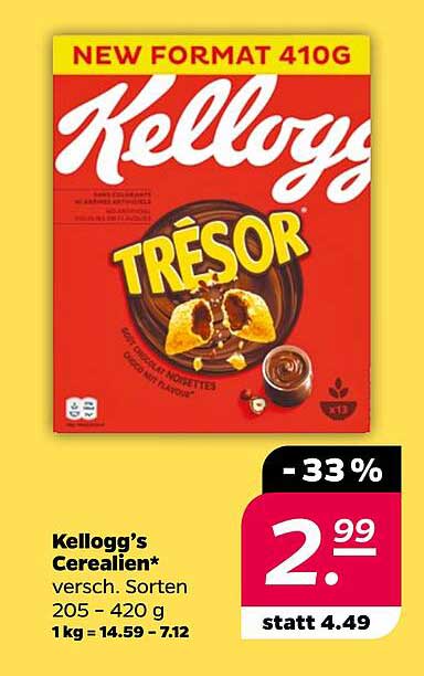 Kellogg's Céréalien - Trésor 410g