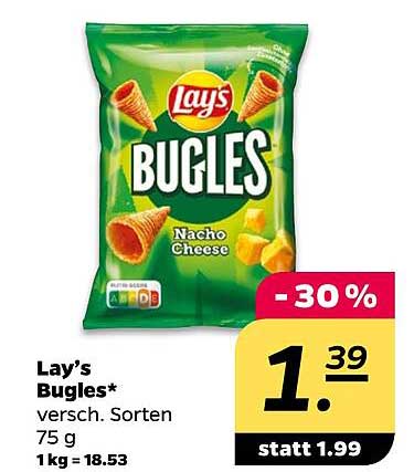 Lay's Bugles Nacho Cheese 75 g