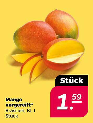 Mango vorge reift* Brasilien, Kl. I Stück