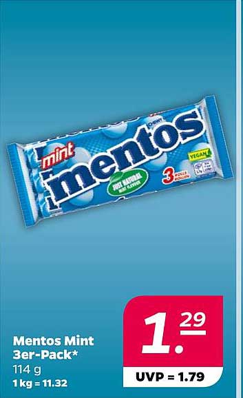 Mentos Mint 3er-Pack*