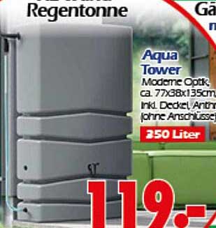 Regentonne Aqua Tower 250 Liter