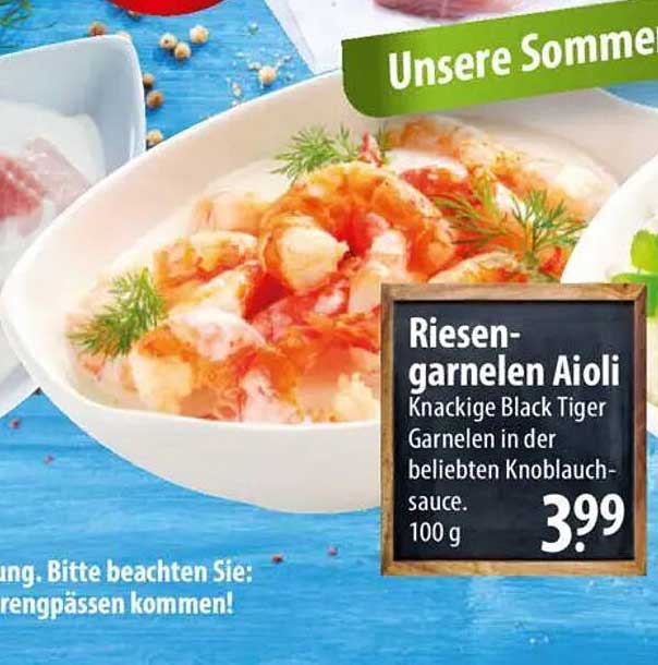 Riesengarnelen Aioli