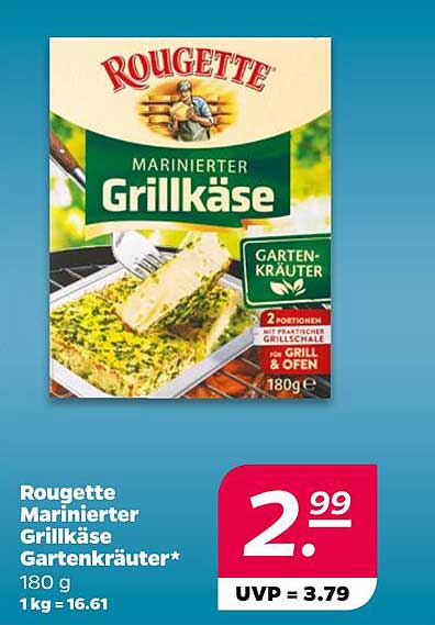 Rougette Marinierter Grillkäse Gartenkräuter 180 g