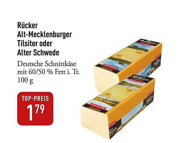 Rücker Alt-Mecklenburger Tilsiter oder Alter Schwede