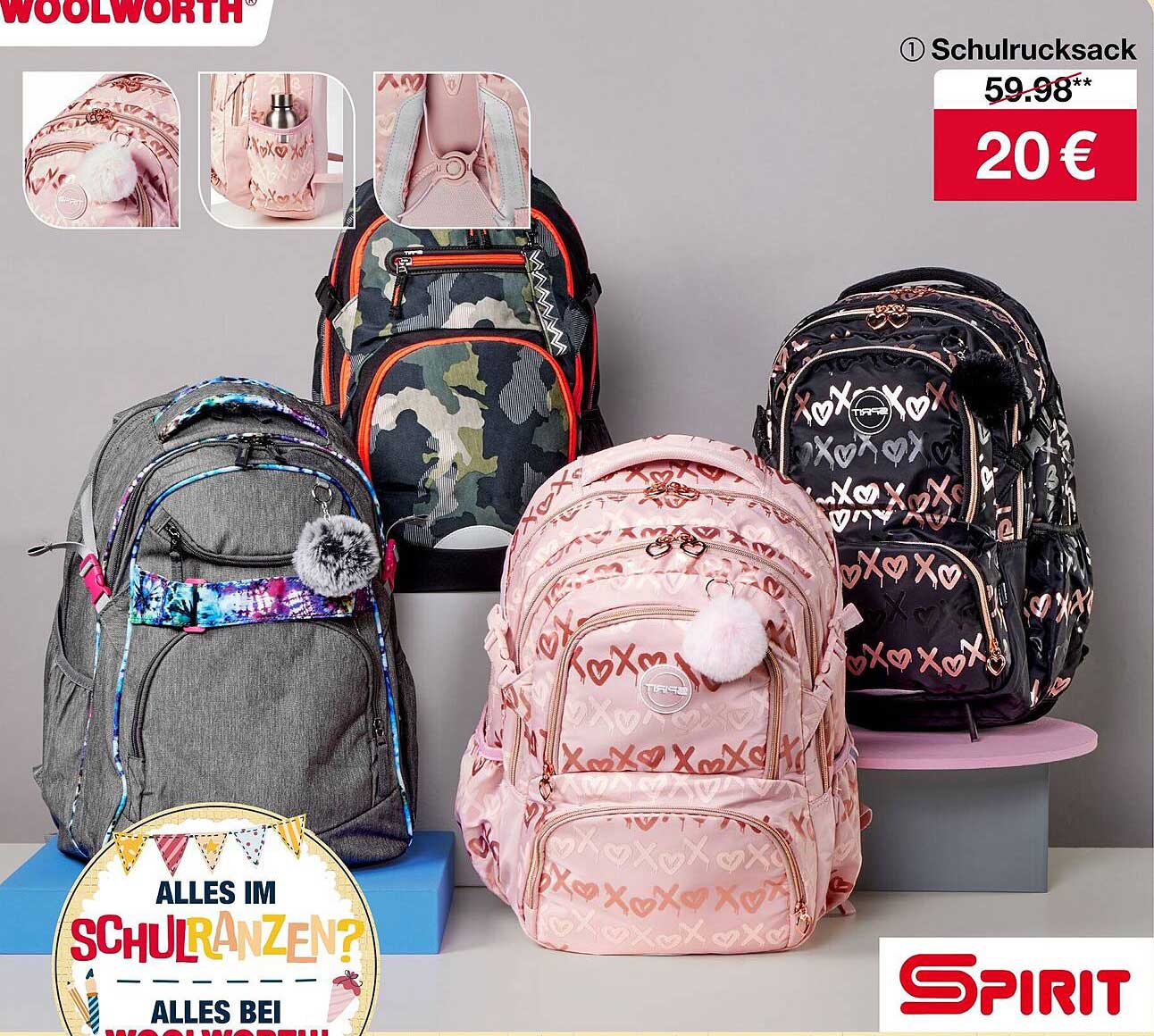 Schulrucksack - jetzt nur 20 € statt 59,98 €