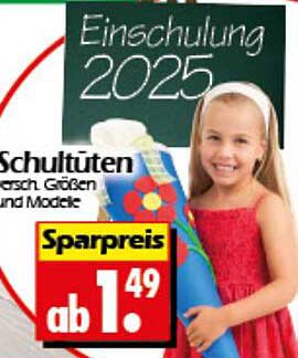 Schultüten für die Einschulung 2025
