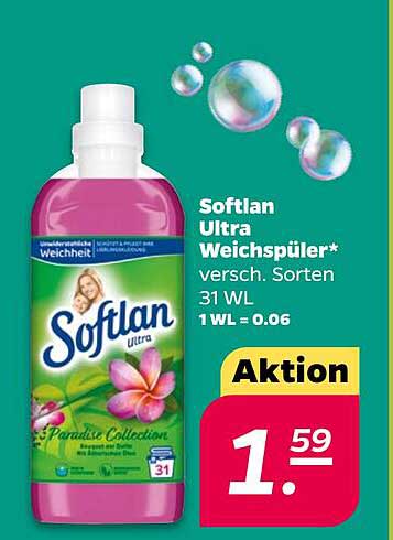 Softlan Ultra Weichspüler verschiedene Sorten 31 WL