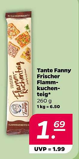 Tante Fanny Frischer Flammkuchenteig* 260 g
