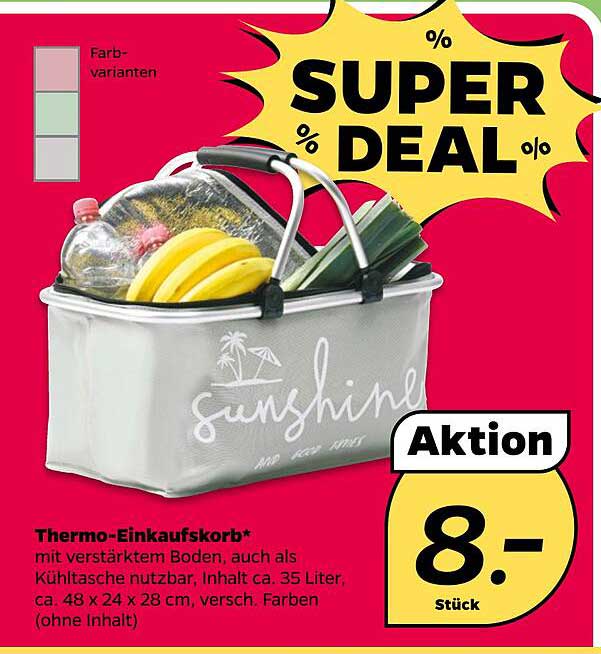 Thermo-Einkaufskorb - Super Deal zum Aktionspreis!
