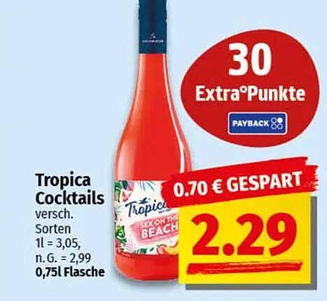 Tropica Cocktails – Mix auf den Strand!