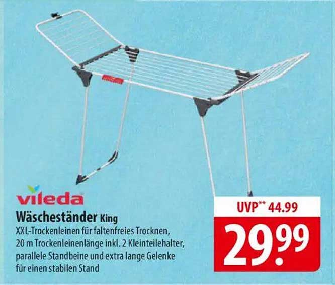 Vileda Wäscheständer King
