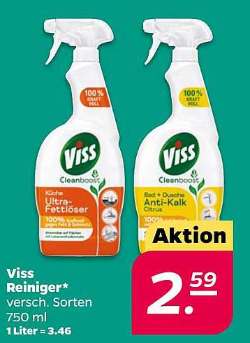 Viss Reiniger - Ultra-Fettlöser und Anti-Kalk Citrus 750 ml