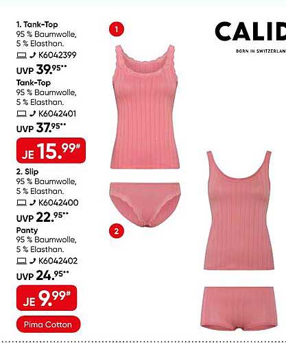 1. Tank-Top 95 % Baumwolle, 5 % Elasthan. K6042399