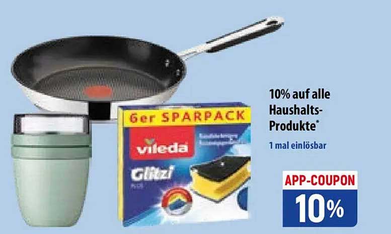10% auf alle Haushalts-Produkte*