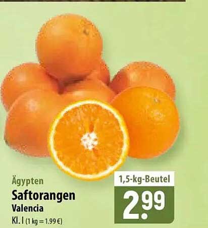 Ägypten Saftorangen Valencia