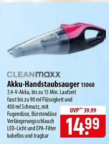 Akku-Handstaubsauger 15060