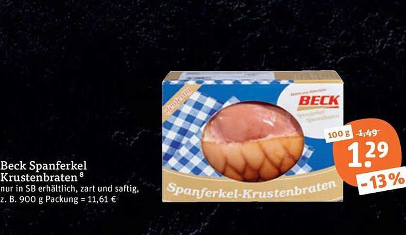 Beck Spanferkel Krustenbraten