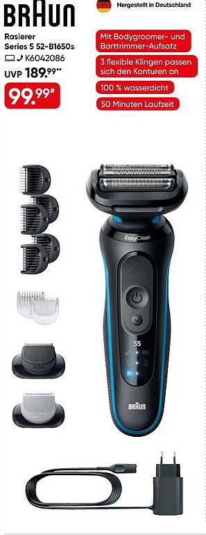 Braun Rasierer Series 5 52-B1650s