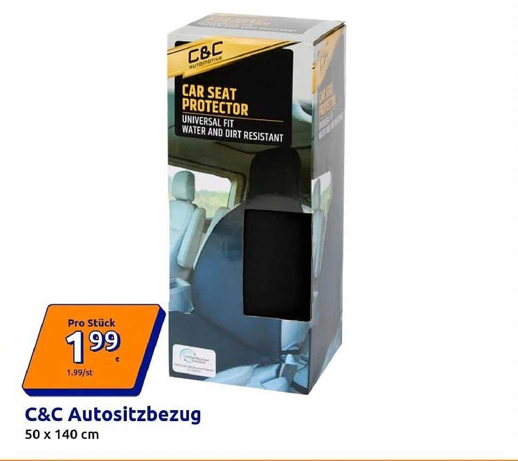 C&C Autositzbezug 50 x 140 cm