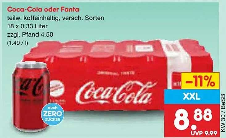 Coca-Cola oder Fanta