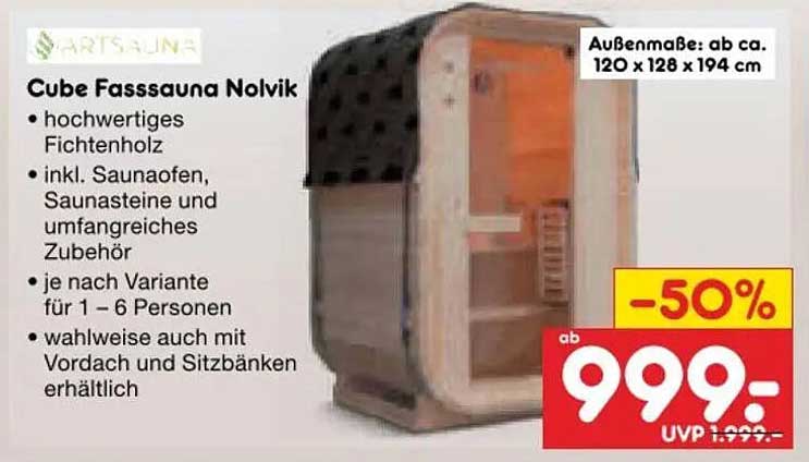 Cube Fasssauna Nolvik