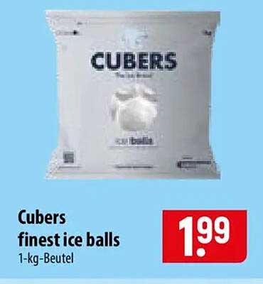 Cubers finest ice balls 1-kg-Beutel