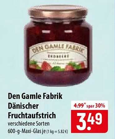 Den Gamle Fabrik Dänischer Fruchtaufstrich