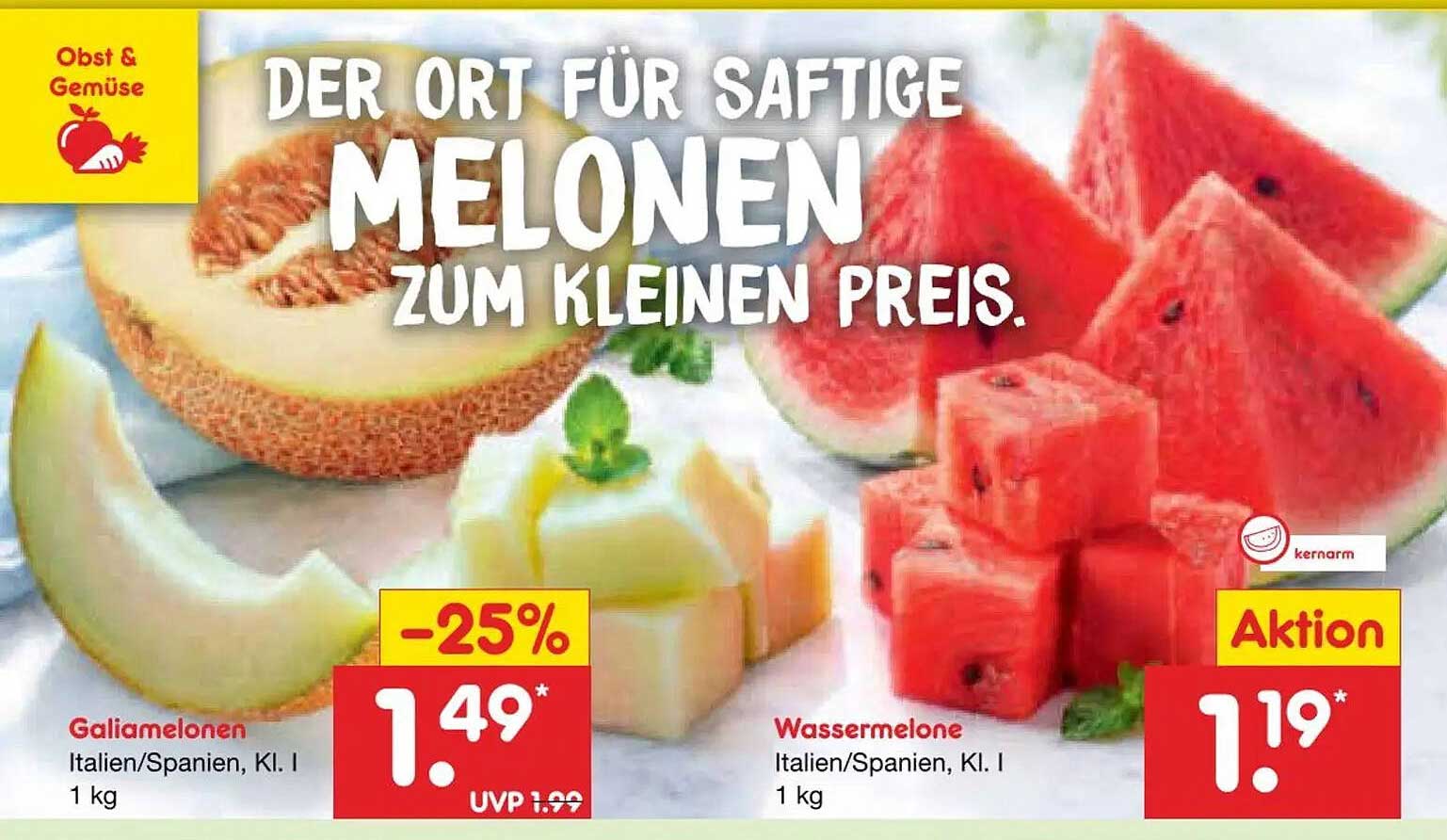 DER ORT FÜR SAFTIGE MELONEN ZUM KLEINEN PREIS.