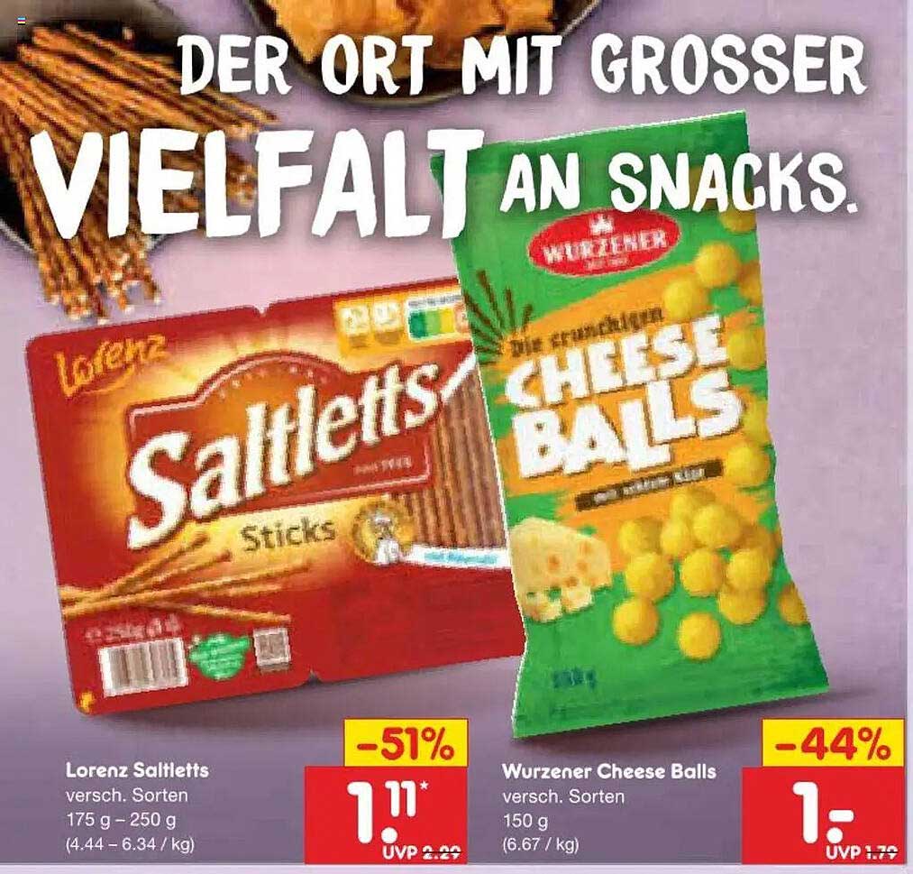 Der Ort mit grosser Vielfalt an Snacks.