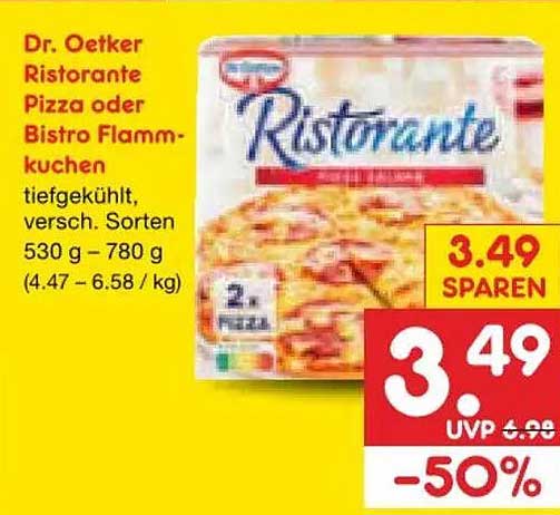 Dr. Oetker Ristorante Pizza oder Bistro Flammkuchen