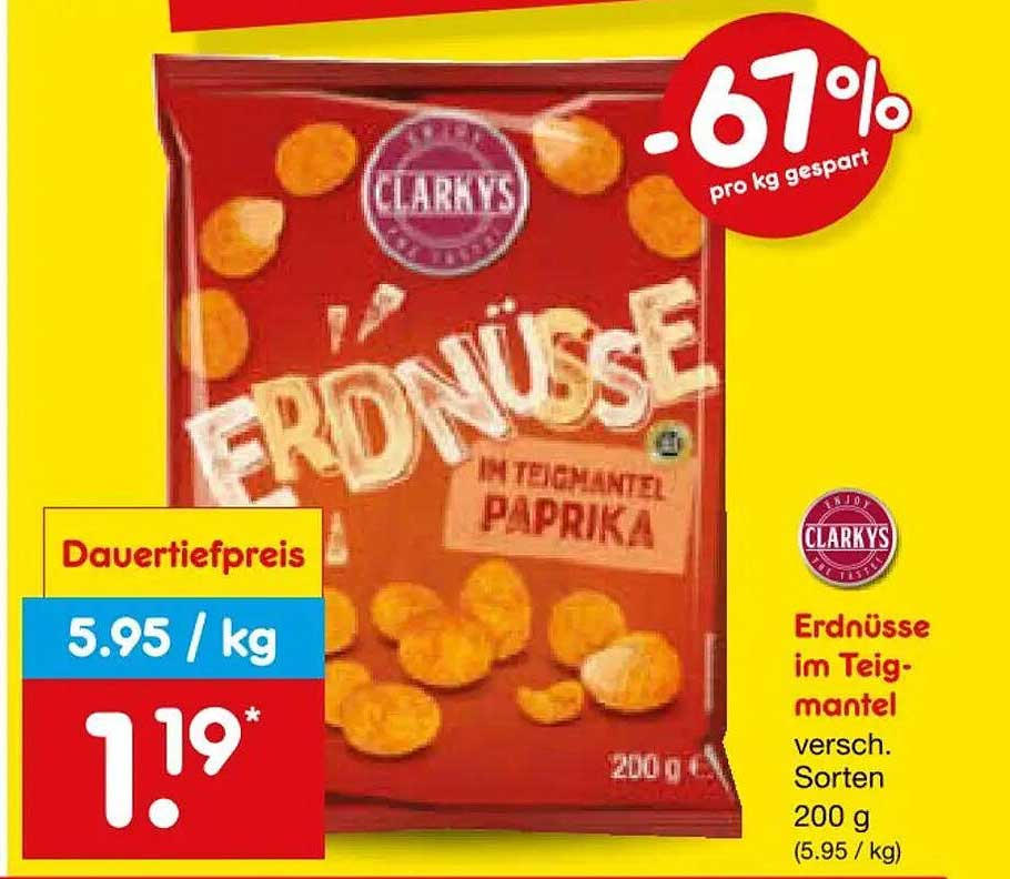 Erdnüsse im Teigmantel versch. Sorten 200 g