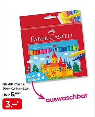 Filzstift Castle 36er-Karton-Etui, UVP 5.99