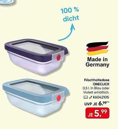 Frischhaltedose ONECLICK