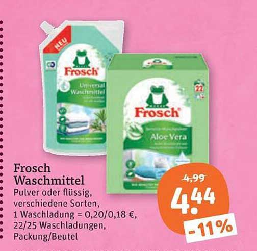 Frosch Waschmittel