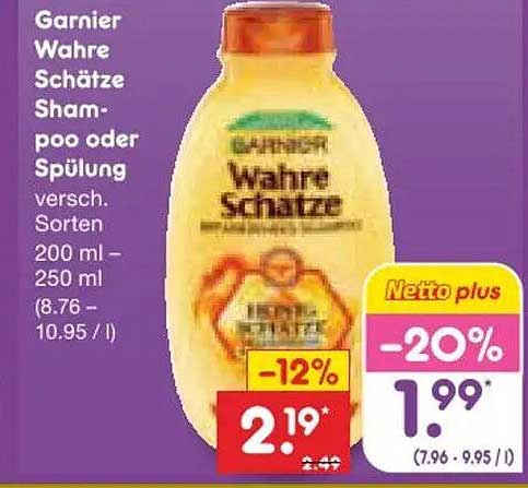 Garnier Wahre Schätze Shampoo oder Spülung