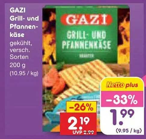GAZI Grill- und Pfannenkäse