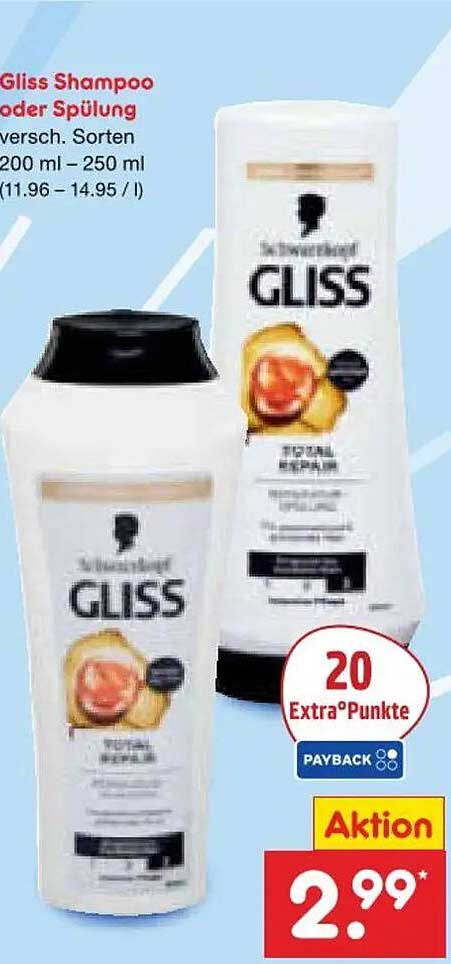 Gliss Shampoo oder Spülung
