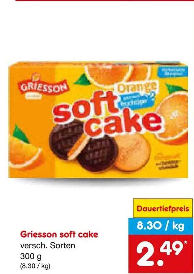 Griesson soft cake versch. Sorten 300 g