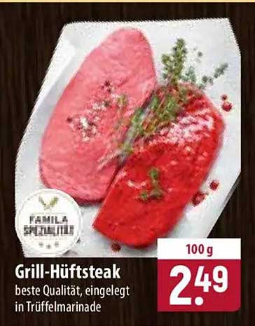 Grill-Hüftsteak
