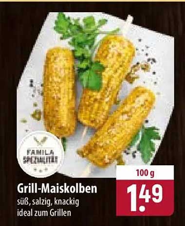 Grill-Maiskolben