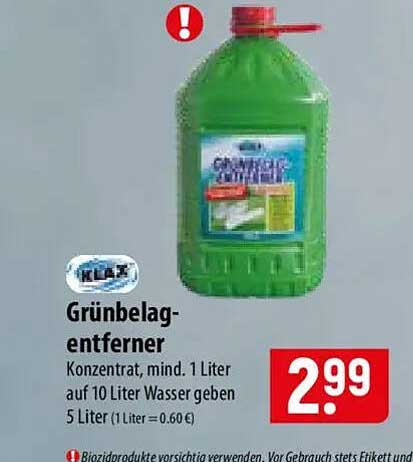 Grünbelag-entferner