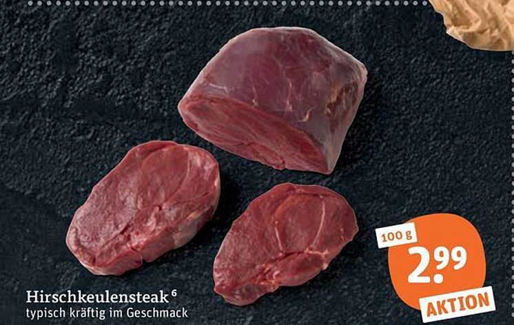 Hirschkeulensteak