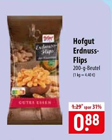 Hofgut Erdnuss-Flips