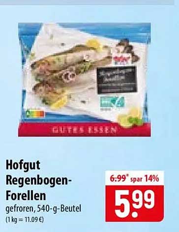 Hofgut Regenbogen-Forellen