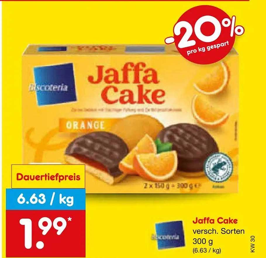 Jaffa Cake versch. Sorten 300 g (6.63 / kg)