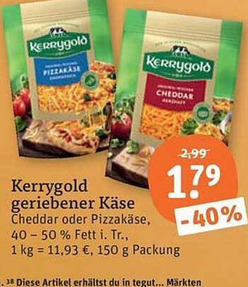 Kerrygold geriebener Käse