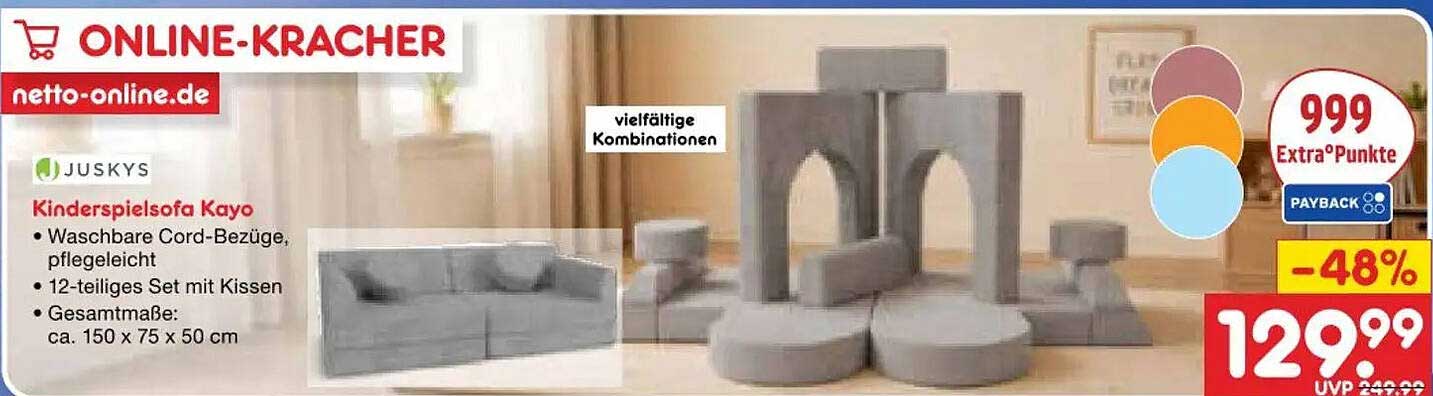 Kinderspielsofa Kayo